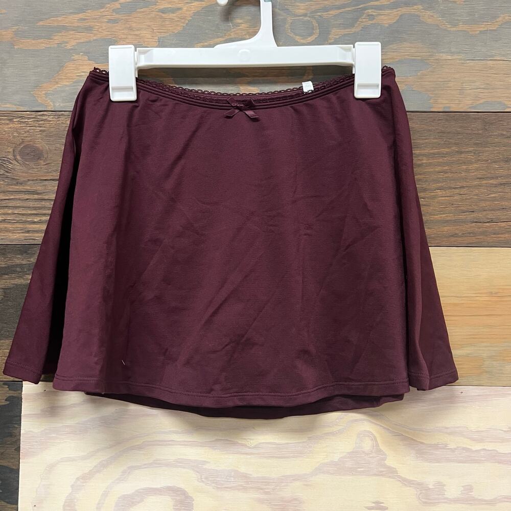 Wild Fable Burgundy Mini Skort Size M